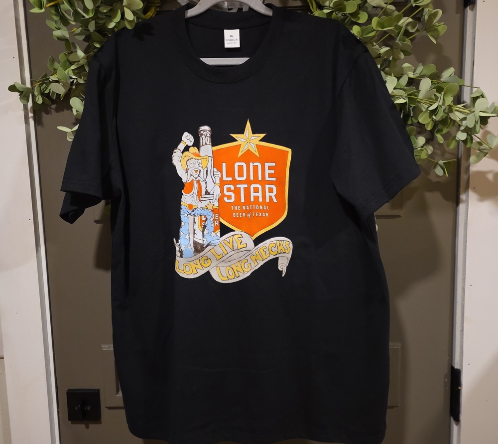 Black Lone Star Beer Graphic Tee